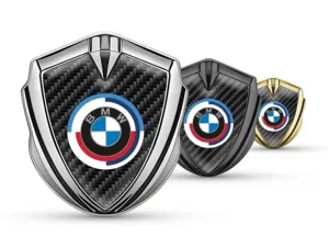 BMW Silicone Emblema Badge Stile Tuning Finitura
